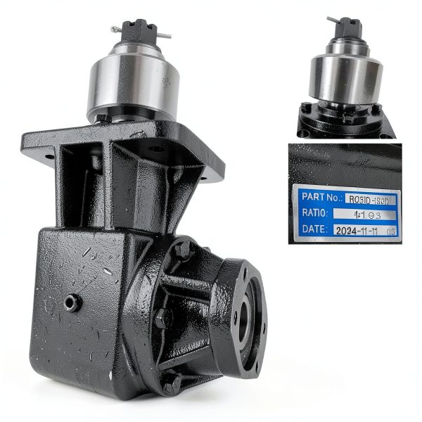 251390 RC-51H Hydraulic Brush Cutter Gearbox Replacement for Omni Gear RC-51H 90-Degree Gearbox 1.93 Ratio 14 Tooth 1-1/4" Splined Input Shaft with Blade Hub-5