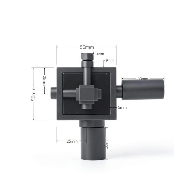 10:1 Right Angle Worm Gearbox 90° Angle Drive Steering Gear Device 20T Reduction Gearbox Simple Mechanical DIY Module with 8mm Shaft-4